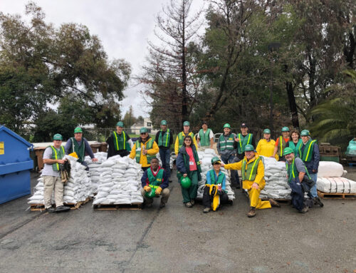 Flooding in 2023: CERT Volunteers Fill Sandbags